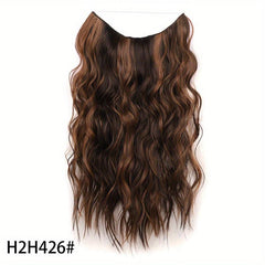 Long Wavy Invisible Hair Extensions 22 Inches