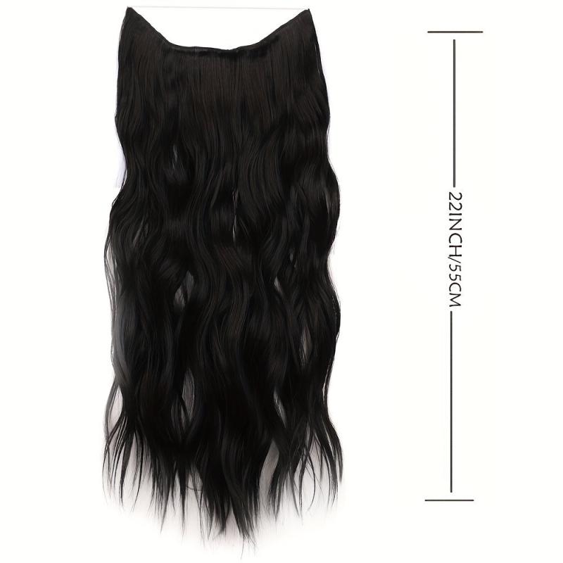 Long Wavy Invisible Hair Extensions 22 Inches