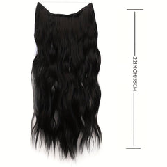 Long Wavy Invisible Hair Extensions 22 Inches