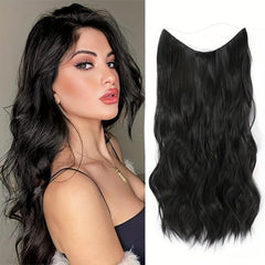 Long Wavy Invisible Hair Extensions 22 Inches