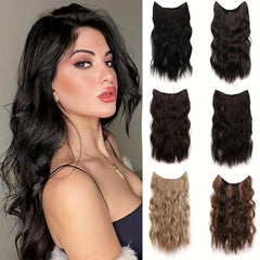 Long Wavy Invisible Hair Extensions 22 Inches