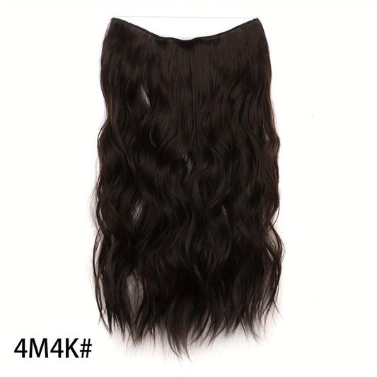 Long Wavy Invisible Hair Extensions 22 Inches