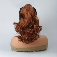 Long Curly Wavy Ponytail Extensions Synthetic Clip In Hair Extensions