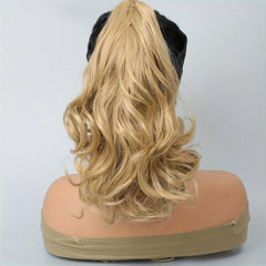 Long Curly Wavy Ponytail Extensions Synthetic Clip In Hair Extensions