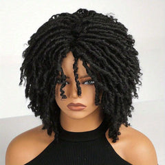 Short Afro Curly Twist Wigs For Women And Men