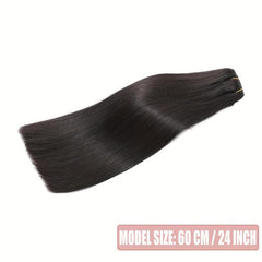 7pcs Long Straight Synthetic Clip In Hair Extensions for Daily Use