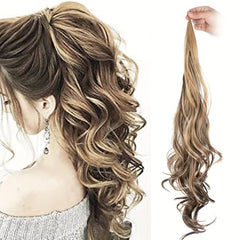 Long Wavy Hair Pieces Ponytail Extensions