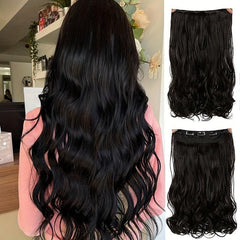 Long Wavy Clip On Hair Extensions