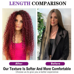 Pink Pretwisted Passion Twist Crochet Hair Long Wavy Synthetic