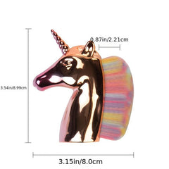 Rainbow Unicorn Makeup Brush for Nail Art & Face Contouring