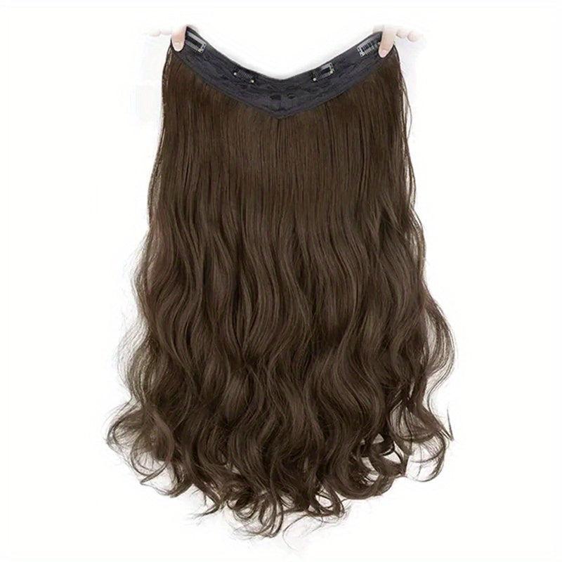 BRAID Long Wavy U Shaped Clip In Hair Extensions
