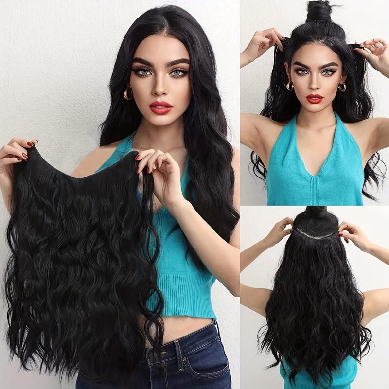 BRAID Long Wavy U Shaped Clip In Hair Extensions