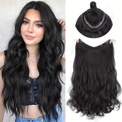 BRAID Long Wavy U Shaped Clip In Hair Extensions