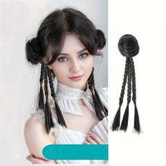 Claw Ponytail Box Braids Hanfu Style Hair Bun Ponytail Extensions