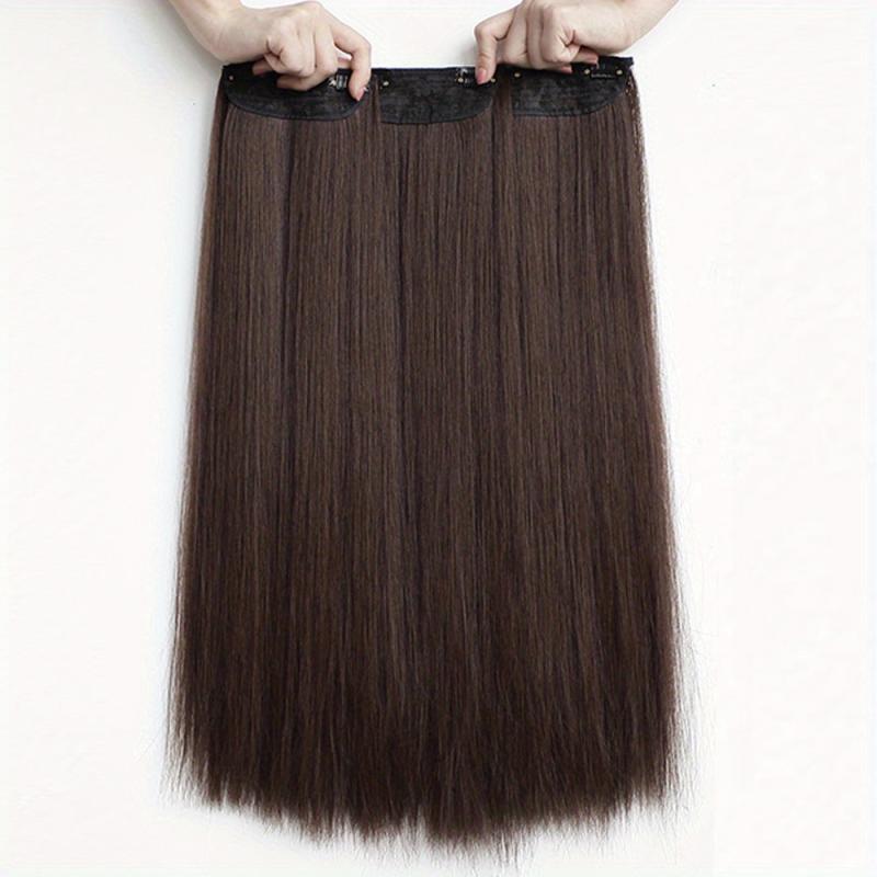 45 72 Cm Long Hair Clip In Synthetic Hair Extensions Cosplay Hairpiece 3 Pcs