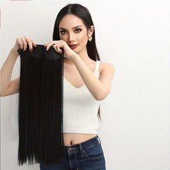 45 72 Cm Long Hair Clip In Synthetic Hair Extensions Cosplay Hairpiece 3 Pcs