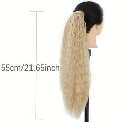 55 88 Cm Afro Curly Ponytail Extension Synthetic Hairpiece