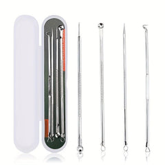 4PCS Blackhead Acne Remover Comedone Spot Blemish Pimple Removal Needle