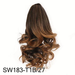 Long Wavy Ponytail Extensions 30in Synthetic Hair Pieces
