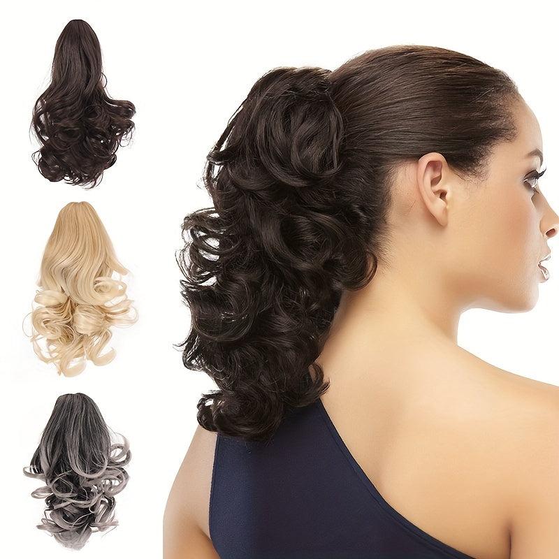 Long Wavy Ponytail Extensions 30in Synthetic Hair Pieces
