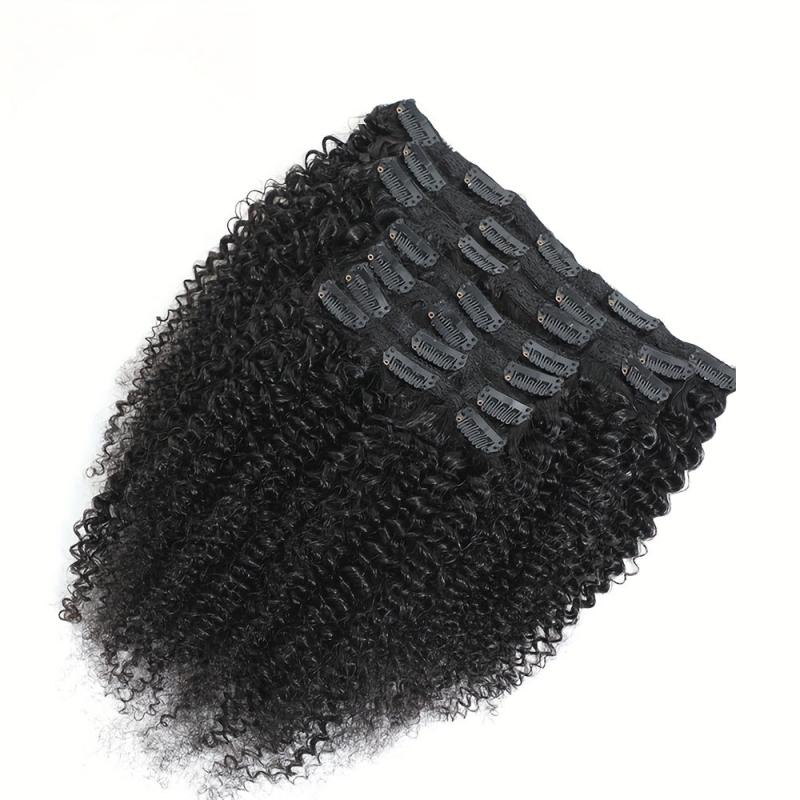 8pcs Afro Deep Curly Hairpieces For Women