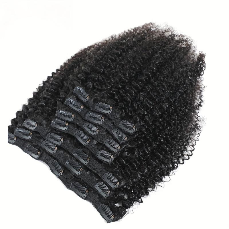 8pcs Afro Deep Curly Hairpieces For Women