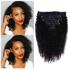 8pcs Afro Deep Curly Hairpieces For Women