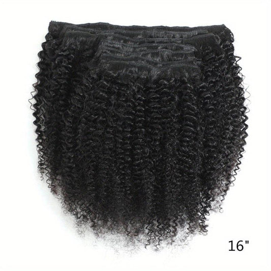 8pcs Afro Deep Curly Hairpieces For Women