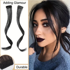 Curly Clip In Bangs Synthetic Extensions Hair Clip On Bangs