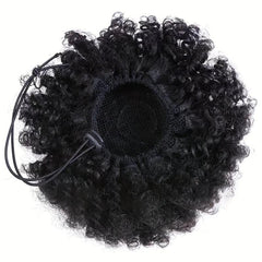 Short Afro Curly Drawstring Ponytail Hair Extension