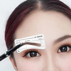 10pcs Eyebrow Stencils Adhesive Eye Brow Shaping Stickers
