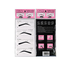 10pcs Eyebrow Stencils Adhesive Eye Brow Shaping Stickers
