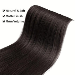3PCS Long Straight Clip In Hair Extensions For Women 60 96 Cm Natural Pack Of 3