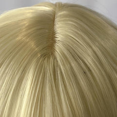 Short Pink Bob Wig With Bangs For Women Costume Wig