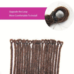 Dreadlocks Extensions 1B Medium Auburn 22 Crochet Braided Hair