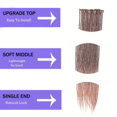 Dreadlocks Extensions 1B Medium Auburn 22 Crochet Braided Hair