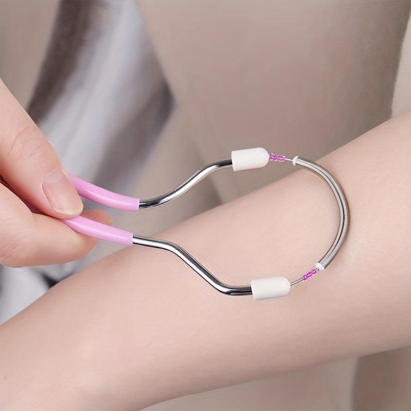 Portable Spring Hair Remover for Face and Body