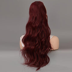 Curly Hair Clip Extension for Women Ribbon Ponytail Accessory