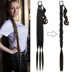 36 Cm Synthetic Ponytail Extensions DIY Box Braids Ponytail Extensions For Women