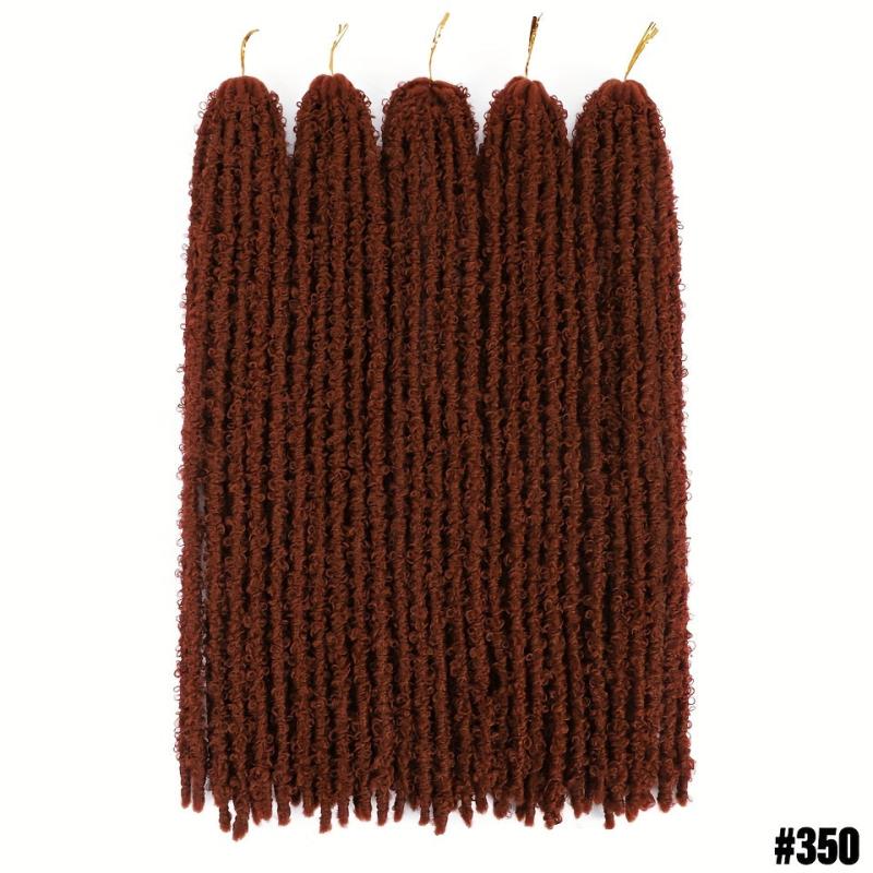 24 Inch Butterfly Locs Crochet Hair Extensions Synthetic For African Women