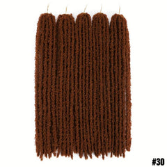 24 Inch Butterfly Locs Crochet Hair Extensions Synthetic For African Women