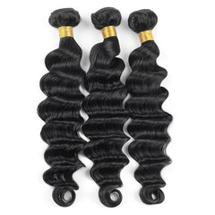 Deep Wave Human Hair Bundles 20-32-76 Virgin Hair Weave Extension