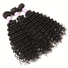 Deep Wave Human Hair Bundles 20-32-76 Virgin Hair Weave Extension