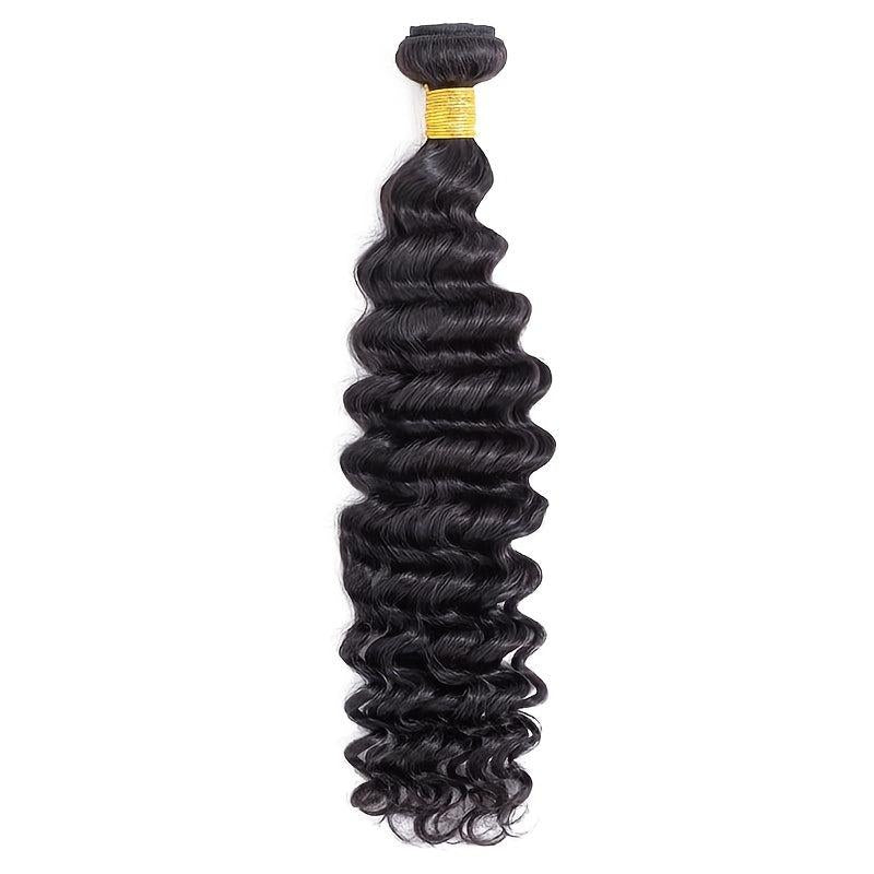 Deep Wave Human Hair Bundles 20-32-76 Virgin Hair Weave Extension