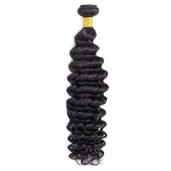 Deep Wave Human Hair Bundles 20-32-76 Virgin Hair Weave Extension