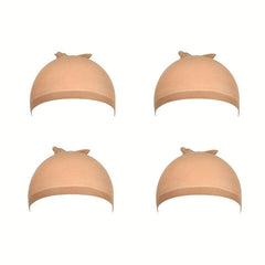 2 Pcs Light Brown Stocking Wig Caps Stretchy Nylon One Size Fits Most