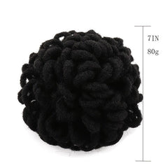 DreadLock Bun Afro High Puff Drawstring Ponytail Extensions