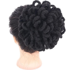 DreadLock Bun Afro High Puff Drawstring Ponytail Extensions