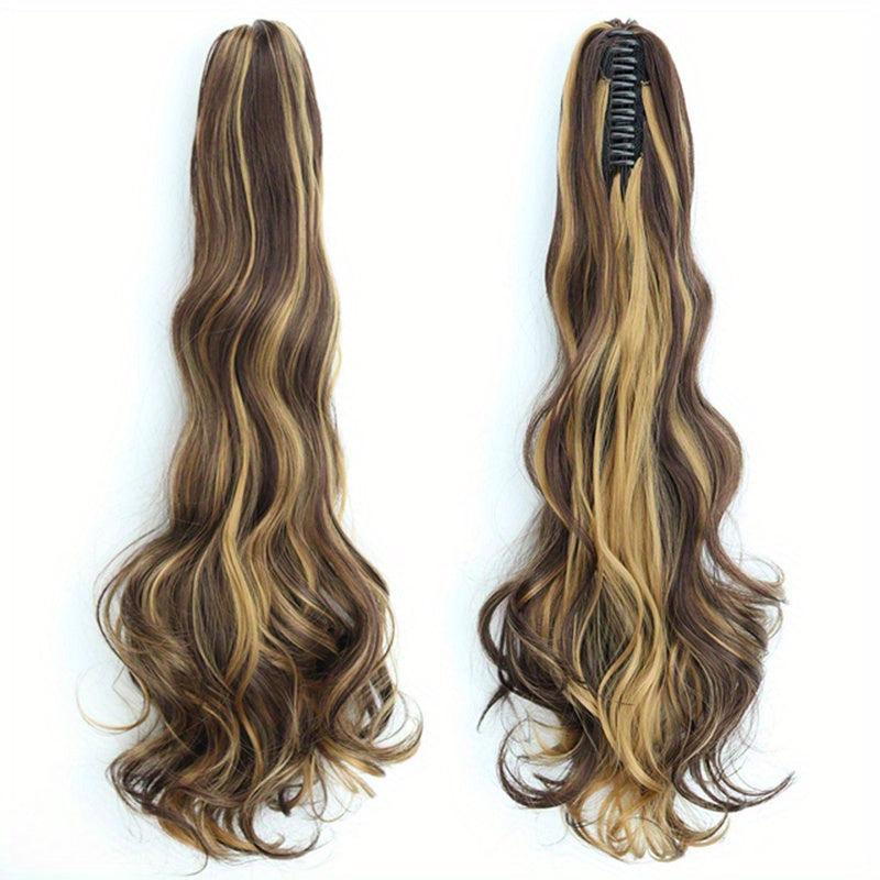 Long Wavy Ponytail Extensions Natural Look Daily Use