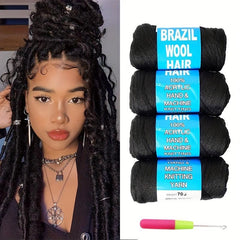 Natural Synthetic Acrylic Yarn for African Crochet Hair Jumbo Braids